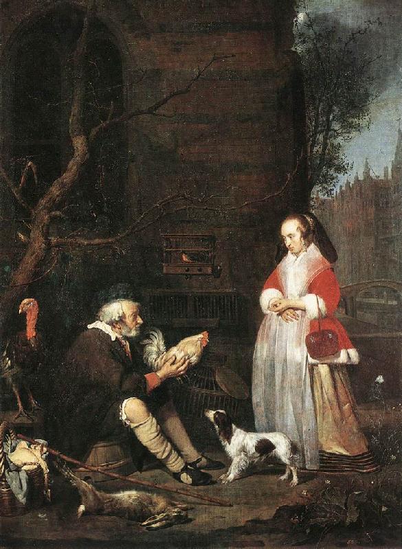 Poultry Seller gyy, METSU, Gabriel